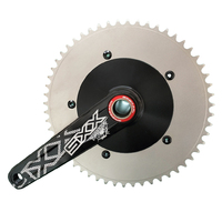 SNAIL TM700-H Pédalier d'entraînement en alliage d'aluminium pour vélo de piste, pignon fixe 47T-61T BCD 144 151mm Q-Factor