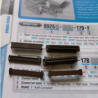 Connecteurs IDC à profil bas KEL 8925E-080-179-F pour câble plat à pas de 0,635 mm, marron, pour applications d'imprimante/sensorielle