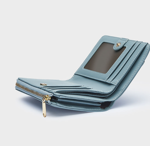 Portefeuille en cuir pour cartes avec un style professionnel léger et un motif de logo adapté aux cartes de crédit des hommes et des femmes - Product Image 5