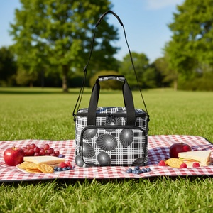 Custom Hawaiian Shells Design Opihi Lunch Cooler Bag Nylon Large Portable Print Insulated Eco-Friendly Picnic Bag for Camping - Product Image 2