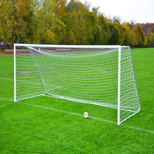 Rede dobrável para gol de futebol, rede de futebol e treinamento em malha de poliéster reforçada, redes de futebol