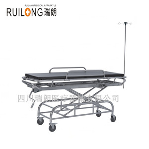 Sichuan Ruilang Medical Transport Cart RT-004-1066 ABS Material Blue And <b>White</b> Hospital <b>Trolley</b> - Product Image 5