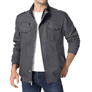 Chaqueta de Invierno para Hombre Hecha en Pakistán, con Cuello Alto, Diseño de Letras, 100% Algodón, Impermeable y Ecológica, con Mangas Largas - Product Image 1