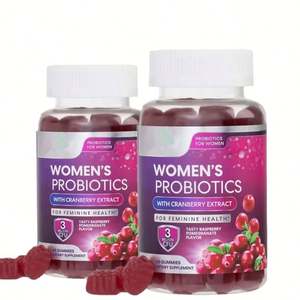 Gomitas probióticas para mujer de arándano vegano de etiqueta privada - Product Image 1