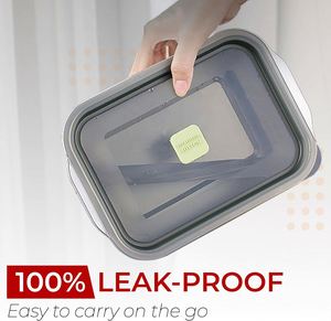 Stainless Steel Food Storage Containers with Airtight Lids Set Stackable Leak Proof <b>Metal</b> <b>Lunch</b> Bento <b>Box</b> Dishwasher Safe - Product Image 2