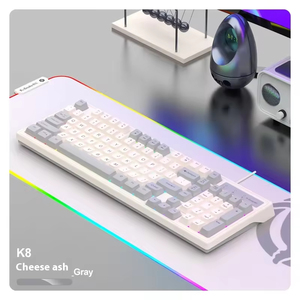 Key Standard Waterproof Gaming E-Sports <b>Wired</b> Keyboard and <b>Mouse</b> Combo Mixed Colors LED Backlit for Laptop in Stock - Product Image 1