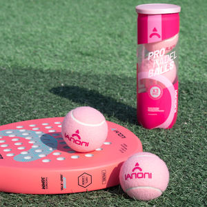 Pelota de Pádel Presurizada Personalizada Caston Sports IANONI, Nuevo Diseño, Alta Calidad, Rosa/Rosado, 45% Lana - Product Image 5