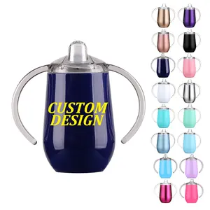 Wholesale Customized 10oz tumbler wholesale bulk Assorted Colors vacuum insulated Stainless Steel baby bottle with custom logo
