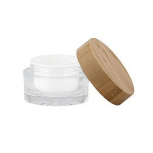 Cilindro ciudadano contenedor PMMA doble pared acrílico tarro <span class=keywords><strong>de</strong></span> cara recta conjunto completo pared pesada tarros redondos clásicos tarro acrílico y tapa - Product Image 5