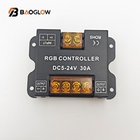 Nouveau contrôleur de variateur d'intensité sans fil RGB 8 touches flexible DC 5V pour bande LED avec télécommande pour éclairage intelligent à LED 5V