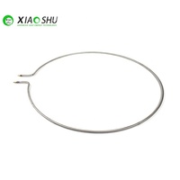 XIAOSHU eléctrico 600mm de diámetro horno elemento calefactor tubo 230V 400W calentador Tubular de forma redonda