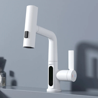 Robinet de cuisine intelligent à double sortie avec affichage numérique