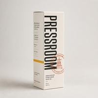 Cartons pliables à fond à verrouillage automatique en carton écologique imprimés sur mesure pour l'emballage de bouteilles d'huile d'olive de qualité supérieure