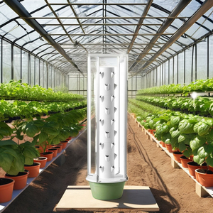 نظام زراعة مائية عمودي للفراولة، برج زراعي داخلي وخارجي - Product Image 6