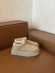 <span class=keywords><strong>Stivaletti</strong></span> da Donna Casual <span class=keywords><strong>con</strong></span> Suola Spessa, in Vera Pelle e Lana, Imbottiti in Cotone, Stivali da Neve in Pelle di Pecora - Product Image 5