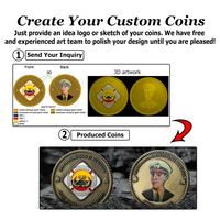 Pièces de monnaie personnalisées OEM 2D 3D en alliage de zinc, plaquées or, argent, cuivre, émaillées, pour collection souvenir, pièces de monnaie de défi en métal sur mesure
