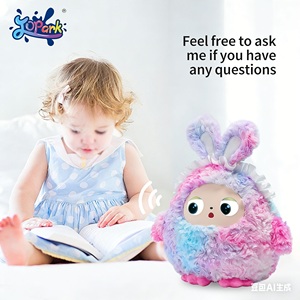 Bambola di Peluche Natalizia Super Morbida in Cotone PP con Occhi LCD, Compagna Letteraria con Dialogo Vocale, Regalo per Bambini, Bambola Intelligente AI - Product Image 5