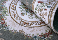 Luxueux Fleur Américaine Salon Tapis Tapis