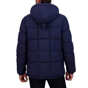 Veste d'hiver pour homme, de grande taille, de qualité supérieure, respirante, à capuche, réversible, avec fermeture éclair, logo personnalisé du fabricant OEM - Product Image 3