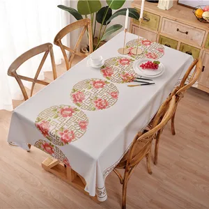 DERFLEX waterproof pvc table cloth, oil-proof spill-proof new design