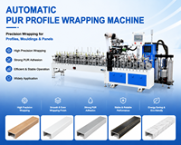 Ligne de production intelligente pour l'emballage de surfaces larges, machines de travail du bois avec moteur de 72 kW, fabrication flexible