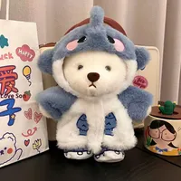 Haha Valley Transformé Super Doux Ours En Peluche Jouet Mignon Poupée Dormir Compagnon Oreiller Créatif Animal En Peluche Unisexe