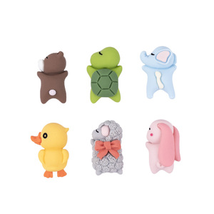 Nuovi Accessori in Acrilico Duolang, Adesivi Cartoon di Animali Sdraiati per Decorazione Fai-da-Te, Adesivi per Cover Telefoni, Tazze e Auto - Product Image 3