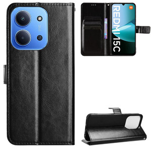 Funda de teléfono de cuero con diseño de Caballo loco para Redmi 15C 4G 171MM - Product Image 2