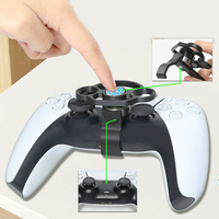 Volant Mini Ergonomique pour Manette PS5 Accessoire de Jeu de Course Prise en Main Améliorée Joystick Volant