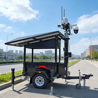 Remolques de Vigilancia Portátiles con Energía Solar, Mini Cámara CCTV de Alta Reutilización, para Monitoreo Vial