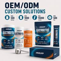 Poudre d'électrolytes sans sucre pour adultes OEM, 100 portions, hydratation rapide, énergie, endurance, performance, complément alimentaire, pot de 300 g