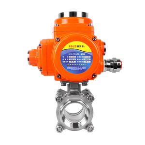 Válvula de Bola Motorizada de Acero Inoxidable SS304 de 2 Vías, Control Proporcional 0-10V 4-20mA, a Prueba de Explosiones - Product Image 3