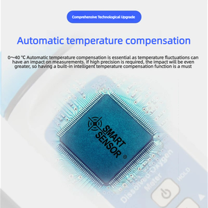 เครื่องวัดออกซิเจนละลายน้ำแบบพกพา Smart Sensor AR8210 สำหรับบ่อปลา การเพาะเลี้ยงสัตว์น้ำ และน้ำเสีย - Product Image 4