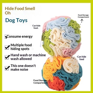 Juguete Masticable para Perros, Pelota Olfativa Resistente para Perros Pequeños/Medianos/Grandes, Dispensador de Comida, Juguete Educativo de Enriquecimiento - Product Image 2