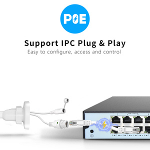 5MP PoE IP-Netzwerk Home Security-Kamera Voll farbige kabel gebundene CCTV-Bullet-Kamera für den Außenbereich Hik DH TVT-kompatibel - Product Image 4