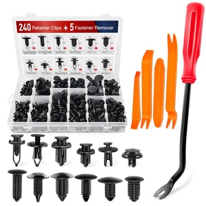 245-teiliges Sortiment an Hochleistungs-LKW-Kunststoffclips in Großer Aufbewahrungsbox - Product Image 1