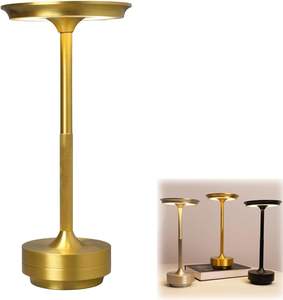 Lampe de bar sans fil rechargeable LED nordique en gros, lampe de table de nuit de luxe rechargeable pour restaurant - Product Image 1