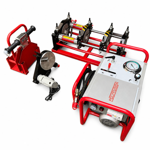 Máquina de Soldadura por Fusión a Tope Semiautomática de <span class=keywords><strong>Polietileno</strong></span> Hidráulico de 200 mm, Serie Polyfusion, <span class=keywords><strong>para</strong></span> Tuberías de HDPE y PE - Product Image 1