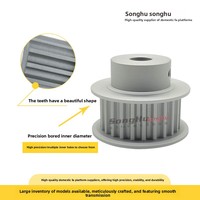 Polea de Sincronización SONGHU OEM S8M de 38 Dientes SH-HTPA38S8M300-B-P16 de Aluminio con Diámetro Interior de 16-65 mm