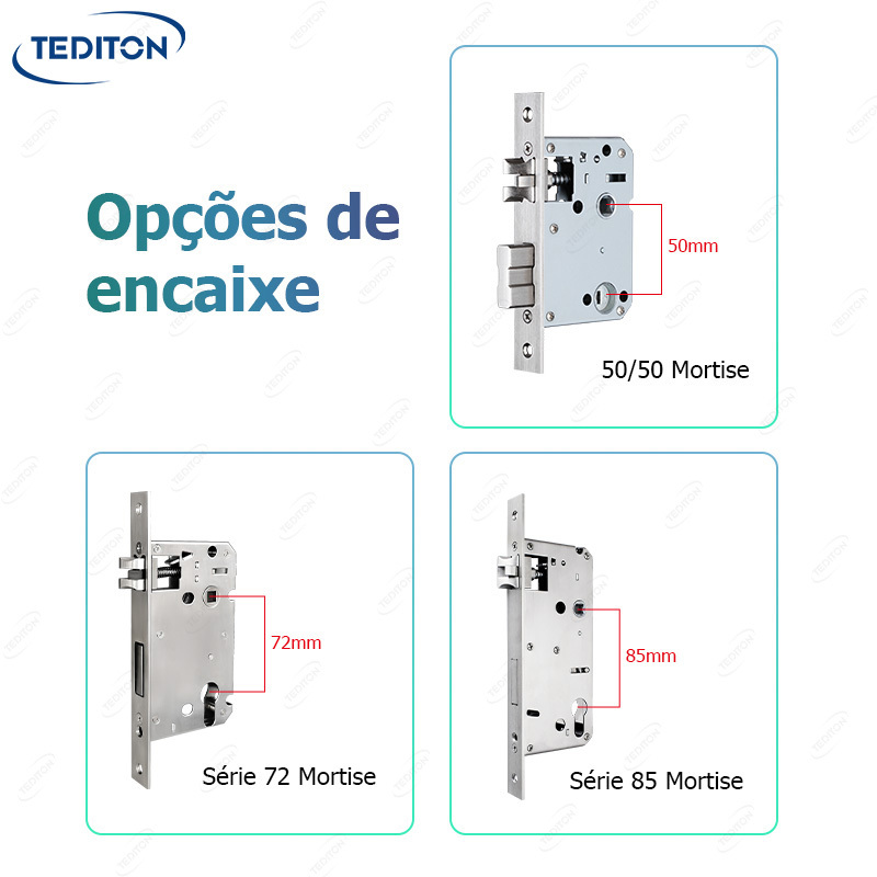 Fechadura Inteligente com Camera Smart Door Lock Video Intercom Cat Eye Tuya App Biometric Security for Exterior Front Door · image 5