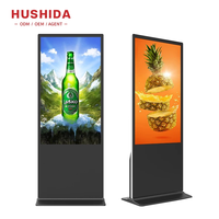 32 43 50 55 pouces 2k 4k support au sol kiosque totem tactile affichage numérique lecteur publicitaire écran lcd
