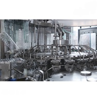 Machines de remplissage automatiques 3-en-1 pour le traitement, le lavage, le remplissage et le bouchage d'eau minérale pure potable