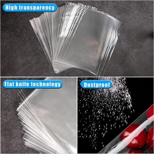 Bolsas transparentes para piruletas de celofán con cierre de lazos torcidos Bolsas para pasteles Pop Morsun 100 PCS Embalaje de dulces para alimentos <span class=keywords><strong>Bolsa</strong></span> plana OPP reciclable - Product Image 6