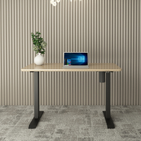 Cadre de bureau OMNI électrique à moteur unique, design moderne, station de travail réglable en hauteur avec pieds de table ergonomiques