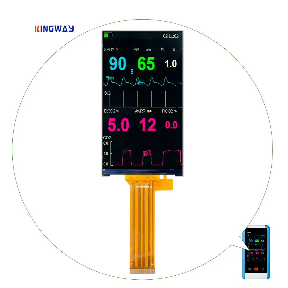 5 Zoll 480 × 854 berührungsfähiger Farb-Lcd-Panel-Display-Modul 5 Zoll Tft-Lcd-Bildschirm für POS-Maschine