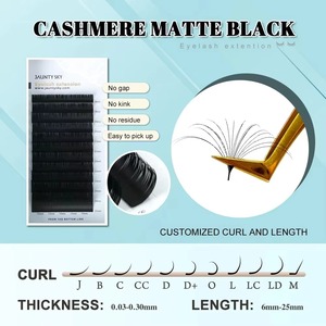 Extensions <span class=keywords><strong>de</strong></span> <span class=keywords><strong>cils</strong></span> naturelles en gros, volume long, différentes épaisseurs 0.03 0.05 0.07, extensions <span class=keywords><strong>de</strong></span> <span class=keywords><strong>cils</strong></span> individuelles - Product Image 2