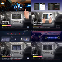 Autoradio Android Podofo 7'' pour Ford Focus S-Max Mondeo 9 Galaxy II C-Max 2+64G Carplay/Android Auto sans fil GPS/WiFi Stéréo