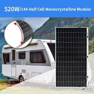 Panel Solar Flexible Sunman de 430W 500W 520W, Paneles <span class=keywords><strong>Solares</strong></span> Fotovoltaicos Monocristalinos Ligeros, Fácil Instalación en Techos - Product Image 2