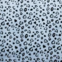 Hochwertiger Kaninchenfell-Plüschs toff Leopard Animal Printed Velboa-Stoff für Deckens pielzeug