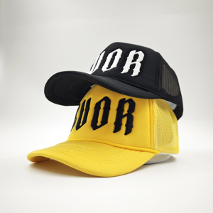 Casquette de camionneur en mousse Y2K personnalisée OEM, broderie 3D, casquette en maille à 5 panneaux avec impression de logo personnalisé - Product Image 2